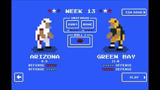 Retro Bowl week 13 vs Cardinals 