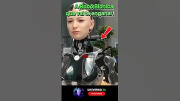 Essa Robô Biônica Com IA Vai Te Enganar e Chocar o Mundo!