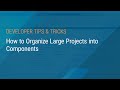 How to Organize Large Projects into Components