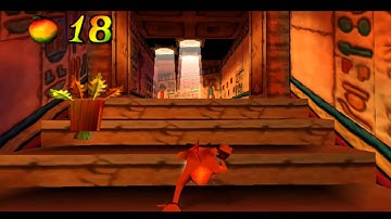 Crash Bandicoot 3: Warped (NTSC) 105% Walkthrough #020 Level 16: Sphynxinator (1/2)