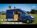 Man lives 5 years in diy van  unique ford transit vanlife tour