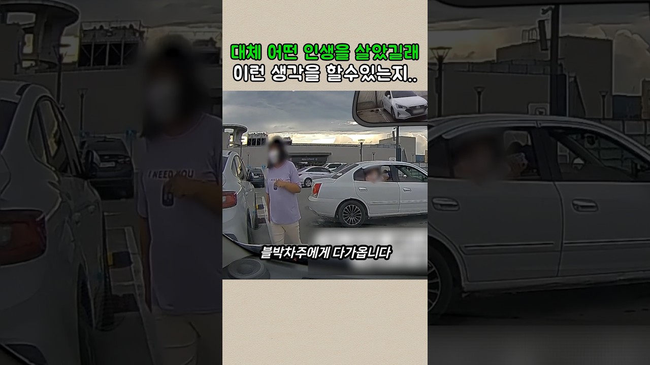 이런 생각을 할수있다는게 좀 신기하네요.#블랙박스 #실제상황