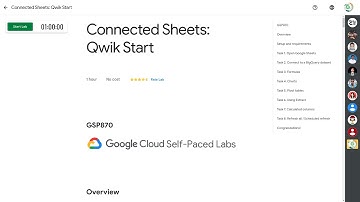 Connected Sheets: Qwik Start | GSP870 | Arcade | January | 2024 | Google Cloud | #qwiklabs
