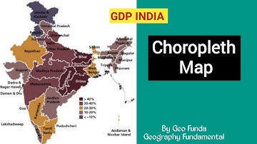Choropleth Map ।। GDP INDIA ।। By Geo Funda