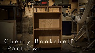 Fitting the last pieces and gluing up the case | Cherry Bookcase
