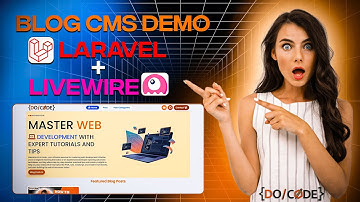 Demo Of CMS using Laravel + Livewire | Do Code