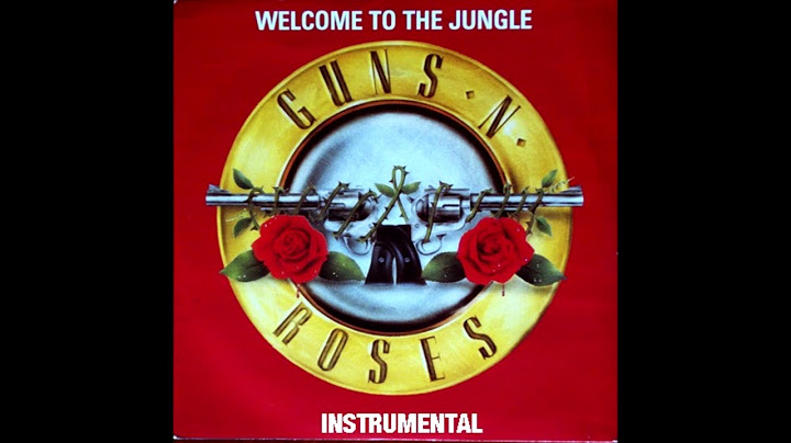 Welcome to the Jungle Instrumental version - Instrumental performance video thumbnail