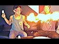 Crazy Russian Hacker Sets His Hands On Fire