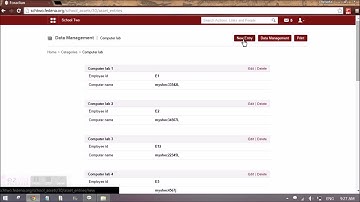Data Management in Fedena