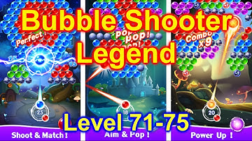 Bubble Shooter Legend Level 71-75 Fun Game On Cell Phone