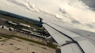 The Airbus 320 Takeoff from Brussels Airport