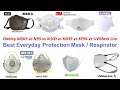 Oakley MSK3 vs N95 vs N100 vs KN95 vs KF94 vs UVMask Lite Review