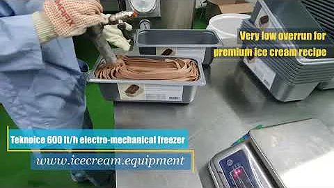 TEKNOICE 600 LT/H ELECTRO-MECHANICAL FREEZER - Teknomatic