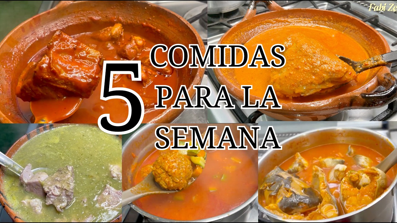 ✅5 RECETAS FACIL Y ECONÓMICAS 💸🍽️ #facil #parati  #viralrecipevideo