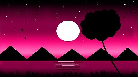 how to draw in computer|scenery drawing |ms paint tutorial @littlestarkidchannel