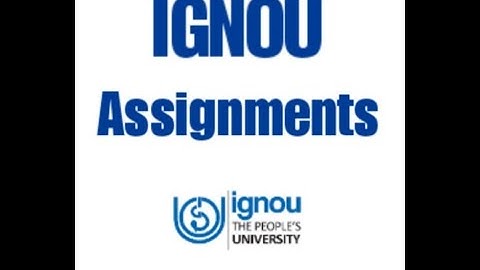 PGDCFT /MSCCFT (1st Yr) Assignments [ For July 2021 Batch only ]