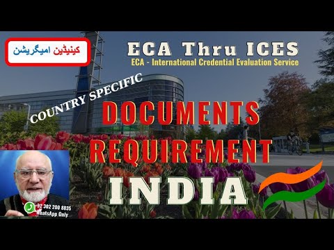 What are the Documents Requirement for Indian Applicants to get an ECA Through ICES of Canada