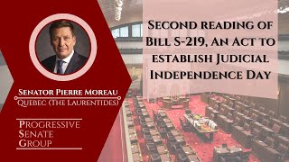 Senator Moreau speaks at second reading of Bill S-219 - June 10, 2025 (English feed)