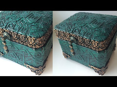 DIY Beautiful jewelry box | Handmade box | Paper