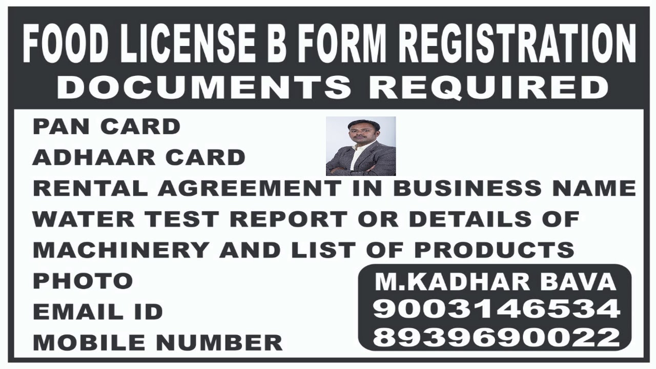 Documents For FSSAI Form B State License Registration How To Renew Documents For FSSAI Form B State License Registration How To Renew