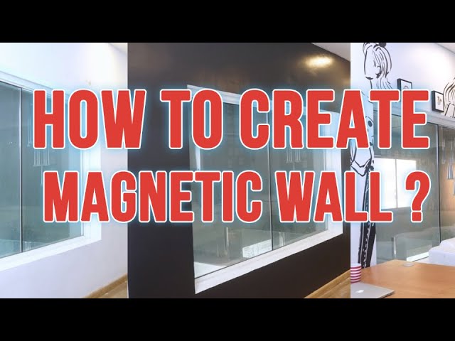 DIY Magnetic Dry Erase Wall - Hoosier Homemade