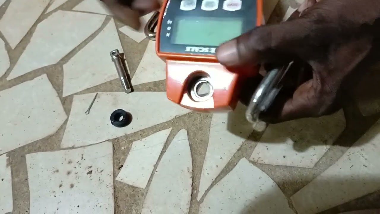 Comment monter les accessoires d'une balance électronique de 500kg