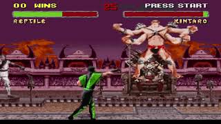 Mortal Kombat 2 (Super Nintendo) - Kintaro Glitch