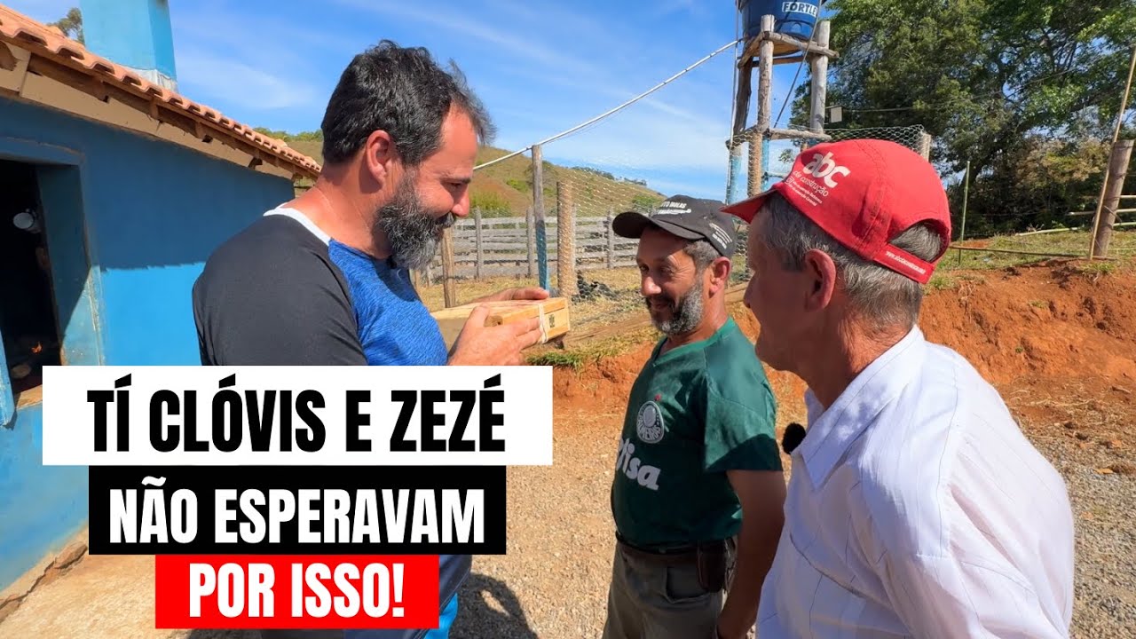 TÍ CLÓVIS LEVOU UM SUSTO COM O PRESENTE!
