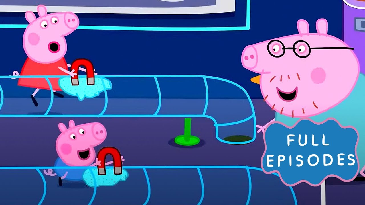 Peppa Pigs Magnet Slime Race | Peppa Pig | Full Episodes | Collection | Cartoons for Kids