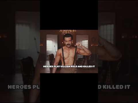 HEROES PLAY VILLIAN ROLE AND ROCKED 🔥💀#shorts #movies #viral #srk #ranveersingh #animal  #fypシ