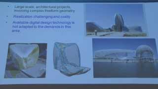 IMA Public Lectures: Mathematics in Modern Architecture; Helmut Pottmann