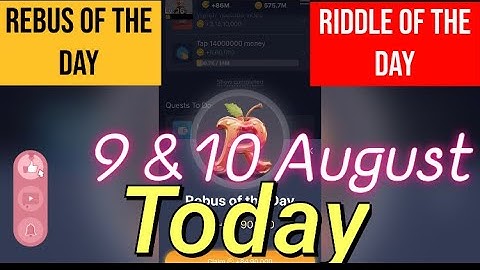 August Complete all Quest Musk Empire |X Empire Riddle of the Day I Rebus of the Day Video code