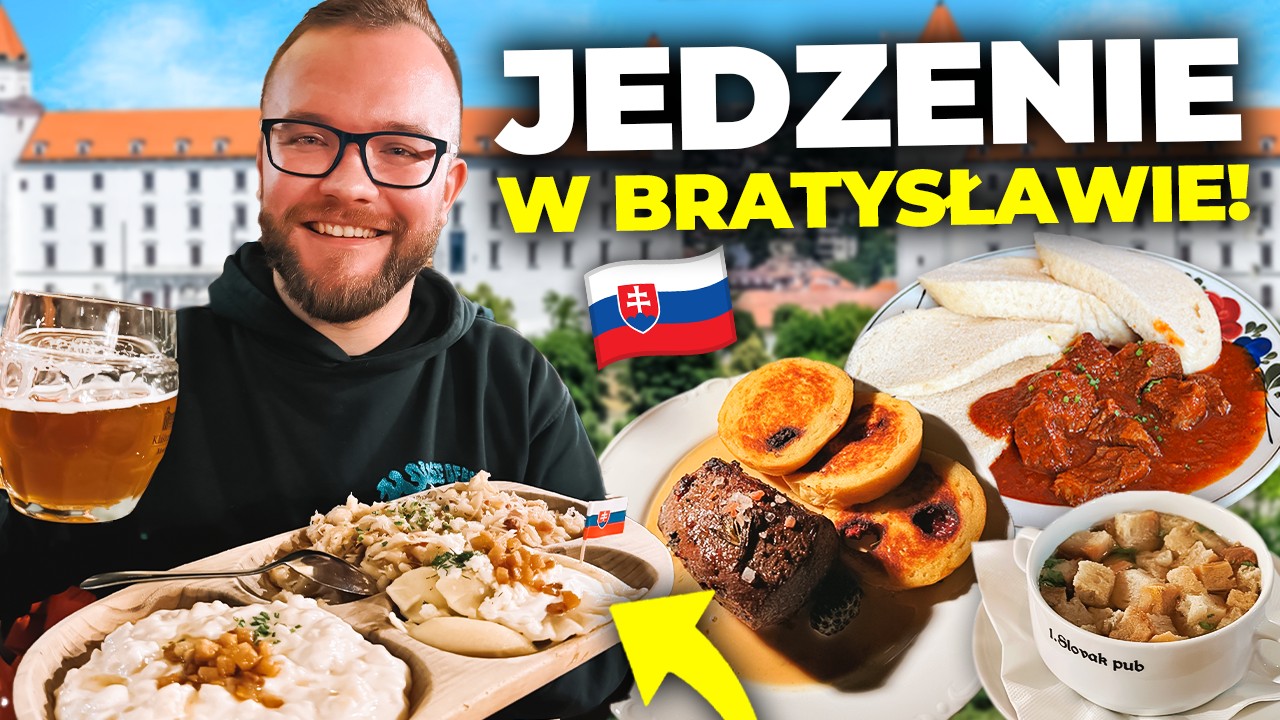 BRATYSŁAWA: RESTAURACJE i SŁOWACKIE JEDZENIE w Bratysławie - bryndzowe haluszki i pierogi [Słowacja]