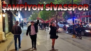 Sivas'ta şampiyonluk coşkuyla kutlandı | Türkiye Kupası şampiyonu Sivasspor