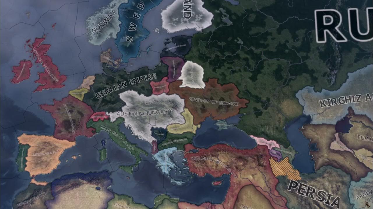 HOI4 Great war redux 1910 1935 Timelapse YouTube
