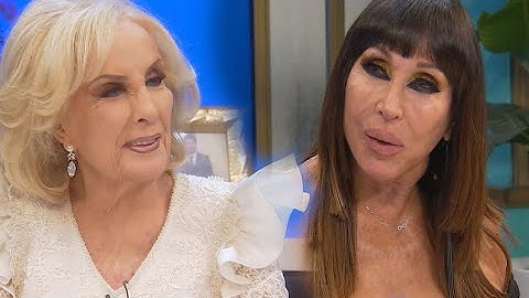 La pregunta de Mirtha que no se esperaba Moria: ¿Vos nos querés a Susana y a mí?