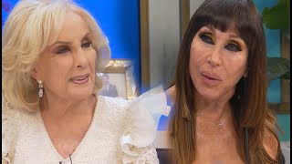 La pregunta de Mirtha que no se esperaba Moria: ¿Vos nos querés a Susana y a mí?