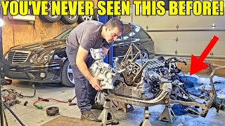 Building A Big Power TwinTurbo Mercedes V12 Engine At Home With Prototype Parts! CL65 AMG Is Back!