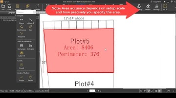 Automately measure the area on (scanned)PDF drawing |AutoFill Function