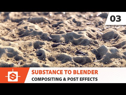 Substance To Blender: 03 - Compositing and Post Effects | Adobe Substance 3D