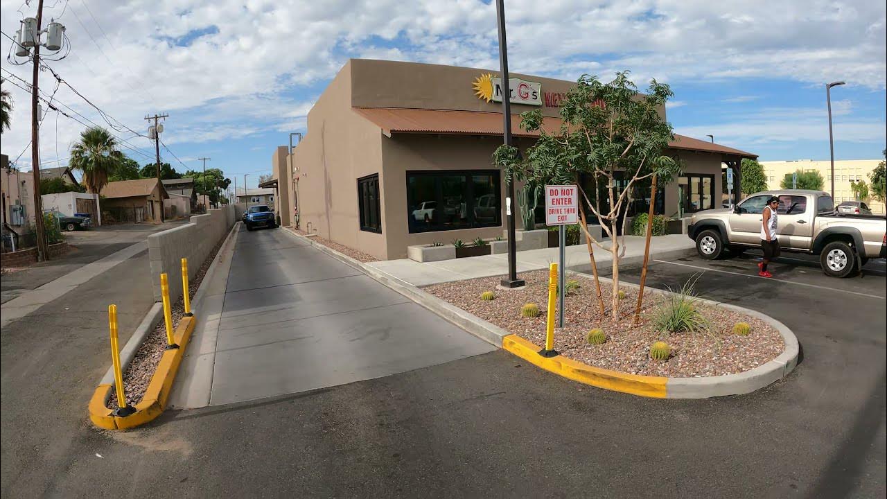 Eating Mr. G's DriveThru Breakfast Burrito by the Old Casita's