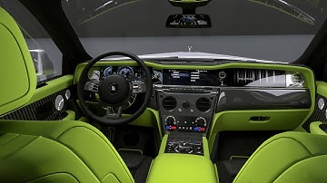 Rolls Royce Cullinan 2025 3D model Showcased By EA09studio In Detail