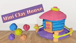 MAKE Mini HOUSE FROM CLAY FOR KIDS- TheArtShop