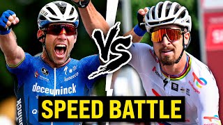 How Fast Is Peter Sagan Compared To Mark Cavendish? │ The Ultimate Sprinter Battle In Cycling!