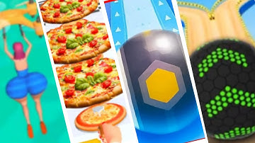 Twerc Run vs Sandwich Runer vs Action Balls vs Going Balls #31 I Mobile Balls