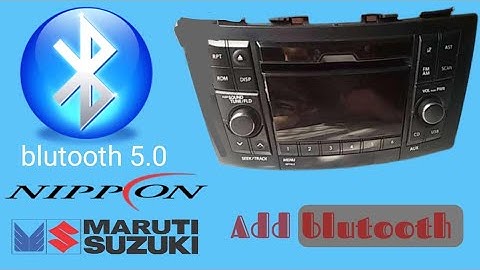 Add bluetooth 5.0 Nippon music system, #marutisuzuki Nippon NP74L3