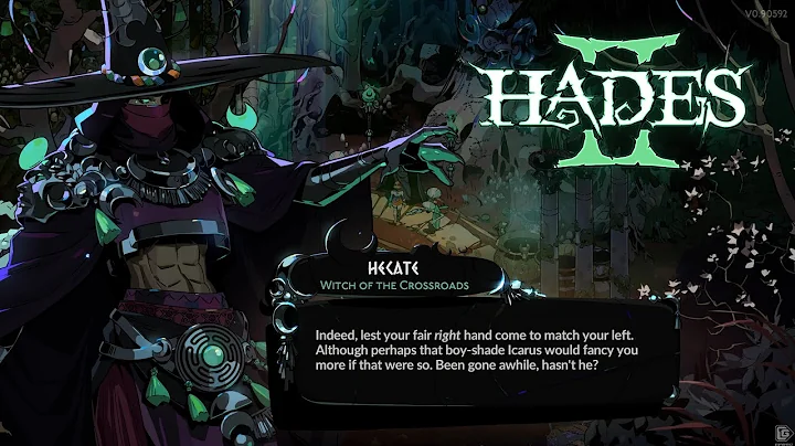 Hecate talks about Melinoe lost arm & Icarus Love | Hades 2