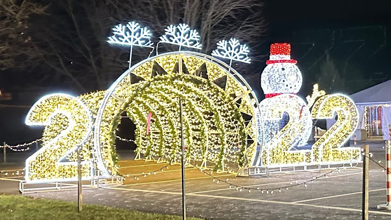 Otsiningo Park Festival of Lights 2022 Come Take a Ride! YouTube