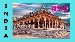 INDIA: 100 columns in stunning HINDU TEMPLE  (Mahamandir) in Jodhpur