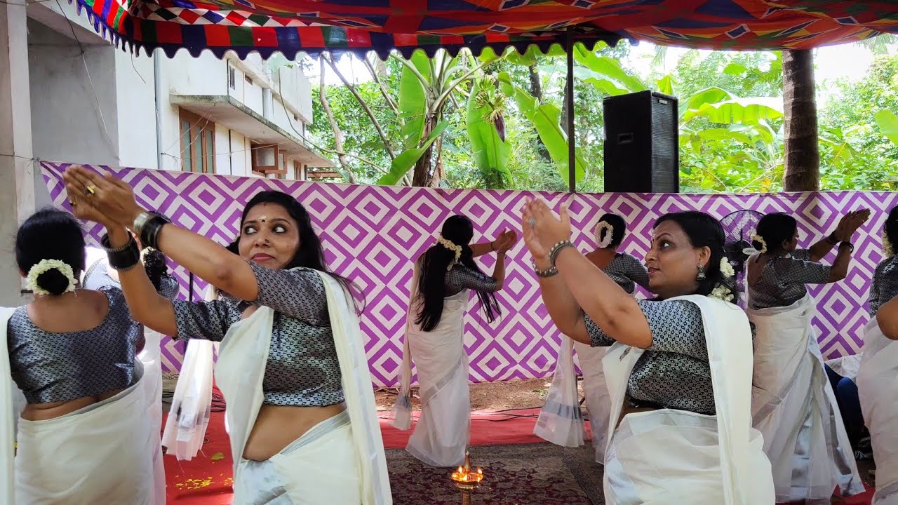 Thiruvathira kali 2023|4k|onam 2023|KNRA|malayali onam|Thiruvathira dance new